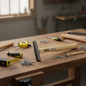 Marteau de charpentier Stanley avec manche en bois, ensemble de 4 pièces - Product Image 3