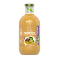 100% Biologische Banaan Guave Sap Natuurlijk Biologisch NFC Banaan Guave Sap In 200ml/300ml/750ml/1l Flessen
