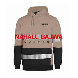 เสื้อฮู้ดเพื่อความปลอดภัยในการทำงานของผู้ชายเสื้อฮู้ดการออกกำลังกายมีคุณภาพดีเสื้อฮู้ดสะท้อนแสงแฟชั่น - Product Image 1