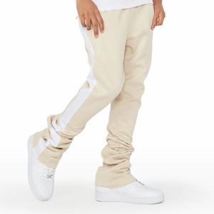 Derniers pantalons cargo évasés pour hommes à la mode nouveauté grande taille pantalon de survêtement évasé décontracté uni couleur unie surdimensionné pour hommes - Product Image 5