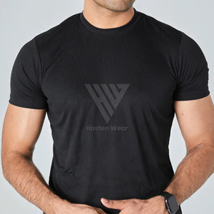 Camisetas de Hombre de Alta Calidad, Poliéster, Ropa de Verano, Mejor Estilo, Color Sólido, Regular, para Correr, Gimnasio, Venta al por Mayor - Product Image 3