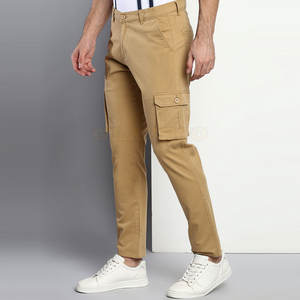 Pantalones Cargo informales de algodón ligero para hombre de Etiqueta Privada, pantalones de chándal de cintura media de secado rápido, botón a prueba de viento, mosca sostenible para - Product Image 2