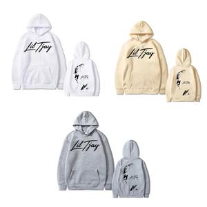 เสื้อฮู้ดแบบสวมหัวสำหรับผู้ชายพิมพ์ลายหน้าจอปักโลโก้ขนาด XS ซิปดีไซน์ขนแกะ - Product Image 6