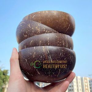Cuenco y cuchara de coco natural ecológico con logotipo personalizado y diseño de Eco2go Vietnam/cuencos de coco vietnamitas - Product Image 1