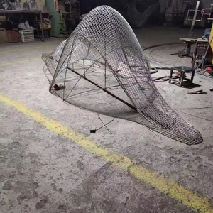 Escultura de roca de acero inoxidable, luz LED de Metal personalizada para jardín al aire libre, a <span class=keywords><strong>la</strong></span> venta - Product Image 5