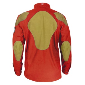 Chemise en flanelle doublée pour motard, manches longues, protection intégrée, motif écossais noir, rouge et gris, idéale pour l'été - Product Image 3