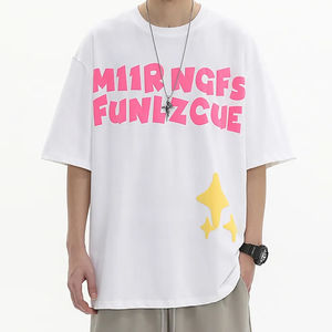 Color personalizado hecho en Pakistán Puff impresión camiseta para Hombres Nuevo estilo hecho a medida de alta calidad Puff impresión camisetas para la venta - Product Image 6