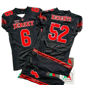 Maillot de football américain maillot de fan parent sublimation attirail broderie sergé plus taille support personnalisé fabriqué en usine 2026 - Product Image 1