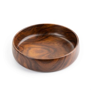 Standard Quality <b>Wooden</b> <b>Salad</b> <b>Bowls</b> Dinnerware <b>Bowls</b> for Kitchenware Available at Wholesale Price From Indian. - Product Image 4