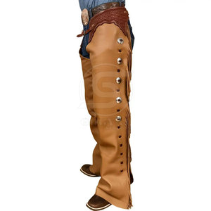 Chaps en cuir pour hommes à prix de gros, fabrication sur mesure, dernier design, respirant - Product Image 5