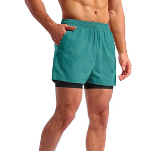 Double <b>Layer</b> Athletic Shorts Premium Quality Plus Size Shorts for Adult Latest Design Reasonable Price - Product Image 4