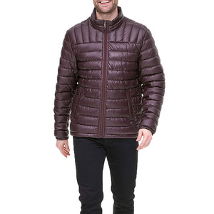 Chaqueta de Plumón Personalizable para Hombre con Logotipo, Chaqueta de Invierno de Alta Calidad en Color Sólido, Chaqueta de Lona con Plumón, Talla Personalizada - Product Image 4