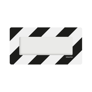 LongLife Trasparente - Marcatura del Pavimento Finestra del Pavimento, autoadesivo 1/2 DIN A4, Nero/Bianco, 10 pz. / Confezione. - Product Image 1