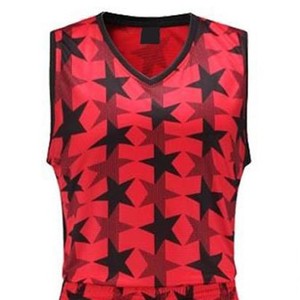 Uniforme de baloncesto para hombre de tarifa barata, transpirable, antiarrugas, impreso, logotipo personalizado, secado rápido, antibacteriano, ligero, personalizable - Product Image 3