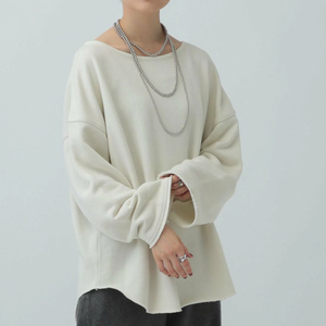 Sweatshirts décontractés d'hiver pour femmes en gros, impression de logo personnalisée, couleur unie, tissu respirant de haute qualité, séchage rapide - Product Image 6