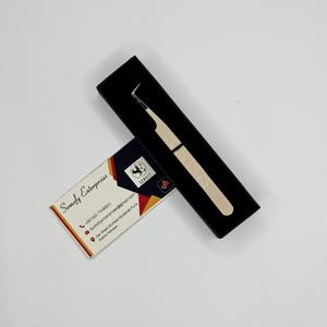 แหนบต่อขนตาสแตนเลส 90 องศา ยี่ห้อ Professional Somofy Enterprises สำหรับต่อขนตาแบบเส้นต่อเส้น อุปกรณ์เสริมความงาม - Product Image 5