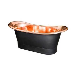 อ่างอาบน้ำทองแดงคุณภาพสูงอ่างอาบน้ำทองแดงโบราณผลิตในอินเดีย - Product Image 4