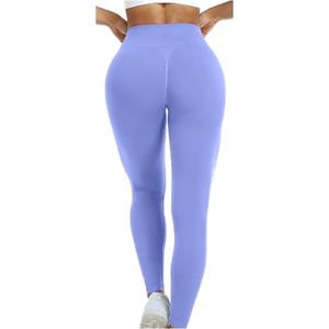 Leggings de yoga pour femmes tendance, taille haute, en élasthanne/polyester, couleur unie, cordon de serrage, respirant, séchage rapide, qualité professionnelle - Product Image 2