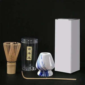 Juego de Matcha de 3 Piezas para Té Verde, Incluye Batidor, Soporte y Cuchara - Product Image 2