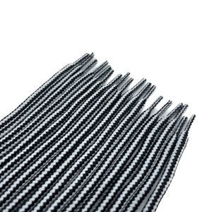 Cordon de serrage plat personnalisé haute ténacité 5mm tressé écologique 100% polyester pour sacs à vêtements chaussures Textile domestique - Product Image 1