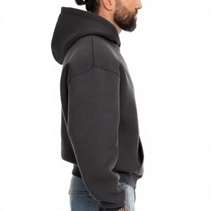 High Quality Personalized 100%Cotton Unisex Oversized Fit Custom Printed Breathable Knitted Fabric Winter Wholesale Hoodies - Product Image 3