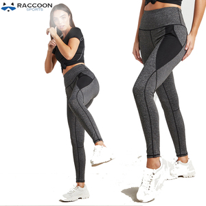 Latest Style <b>Women</b> Yoga <b>Leggings</b> High Waist <b>Black</b> Breathable Anti-Bacterial Knee-Length <b>Thick</b> by Raccoon Sports - Product Image 6