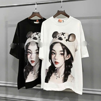 T-shirt femme Mode t-shirt fille machine coton Lavable Chacun Dans Poly Sac Fabriqué Au Vietnam Fabricant col rond femmes