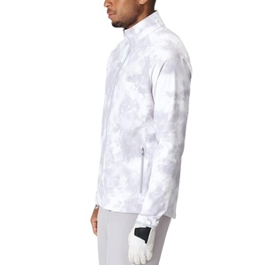 2025 Unisex Custom Logo Polyester Windbreaker High Quality <b>Waterproof</b> Full Printed Sublimation <b>Jacket</b> Outdoor Golf Zip Closure - Product Image 2