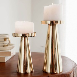 Export Quality Handmade Embossing Printed Aluminum Candle Holder for Home Decor Christmas <b>Wedding</b> Events-Export Price - Product Image 3