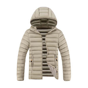 Best-seller Logo personnalisé Veste en polyester imperméable à bulles d'air pour Streetwear d'hiver chaud pour hommes Vestes d'extérieur rembourrées pour hommes - Product Image 6