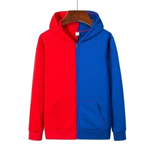 เสื้อฮู้ดของผู้ชายแบบกำหนดเองได้เสื้อมีซิปแบบสวมหัวผ้าคอตตอน100% ระบายอากาศได้ดีพิมพ์ลายสไตล์ใหม่ - Product Image 3