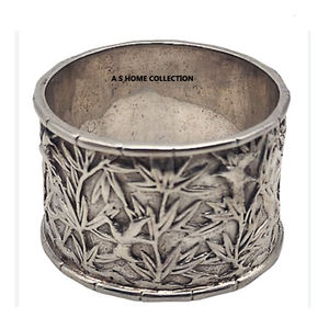 แหวนผ้าเช็ดปากดีไซน์รูปใบไม้สีทองสง่างามและมีสไตล์ปรับขนาดและดีไซน์ได้ตามต้องการสำหรับตกแต่งโต๊ะ - Product Image 5