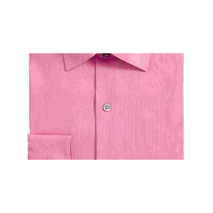 Camicia Classica da Uomo Alfani in Tessuto Popeline a Righe, Colletto a Punta, Resistente alle Pieghe, Taglia 17.5X32X33, Rosa - Product Image 3