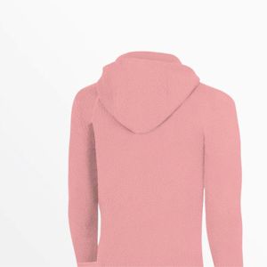Sudadera con capucha y cremallera forrada de Sherpa para mujer-Chaqueta de lana elegante y cálida-Perfecta para el uso diario y las aventuras al aire libre - Product Image 6