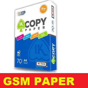 IK กระดาษถ่ายเอกสาร A4 80gsm 75gsm กระดาษ70gsm กระดาษสำหรับโรงเรียนความสว่างสูง - Product Image 4