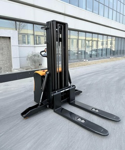 एंटी-क्रैश गार्ड हथियारों के साथ इलेक्ट्रिक स्टेकर और सुरक्षित इनडोर सामग्री हैंडलिंग के लिए उच्च स्थिरता - Product Image 6