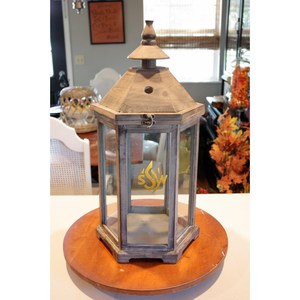 Lanterne de conception attrayante qualité supérieure pot de bougie unique lanterne en bois de mariage pour l'utilisation de jardin de bureau à domicile fournitures suspendues - Product Image 1