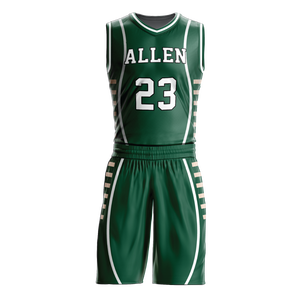 Uniformes de baloncesto profesionales personalizados más vendidos conjuntos de camisetas sublimadas transpirables ropa de baloncesto impresa de diseño personalizado - Product Image 1