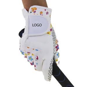 Latest Style Top Quality Sheepskin Leather Golf <b>Gloves</b> Custom Logo Design All Weather Digital Sublimation Style Golf <b>Gloves</b> - Product Image 4