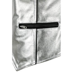 Chaleco de cuero de vaca a la moda para hombre, chaleco sin mangas para motocicleta, chaleco para temporada de invierno, transpirable, nuevo estilo de moda urbana - Product Image 5