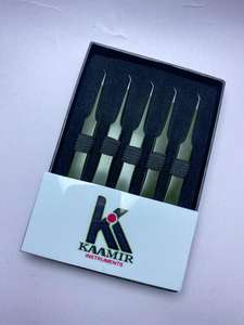 Pinces à épiler isolantes à 45 degrés pour extensions de cils, débutants et professionnels, pointe fine, acier inoxydable, anti-corrosion, anti-magnétique, haute durabilité - Product Image 5