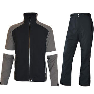 Ensemble coupe-vent personnalisé à prix de gros Nouvelle veste coupe-vent élégante pour hommes avec fermeture éclair Ensemble coupe-vent mince pour l'hiver - Product Image 2