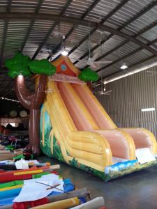 Toboggan gonflable en PVC sur le thème de la forêt pour enfants, amusement de glisse dans les parcs de trampoline et les centres commerciaux - Product Image 4