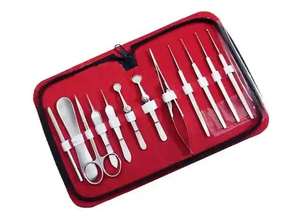 Instruments chirurgicaux pour le nombril, ensemble de chirurgie de la chalazion ophtalmique, 12 pièces, instruments chirurgicaux certifiés CE avec outils dentaires - Product Image 2