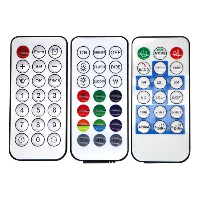 Mini 18 Bubble Keys Universal Custom IR Remote Control for LED Light Lamp DVD TV Remote Fan Speed Control