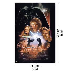 Affiche murale de style moderne Star Wars Episode 3 La Revanche des Sith - Product Image 3