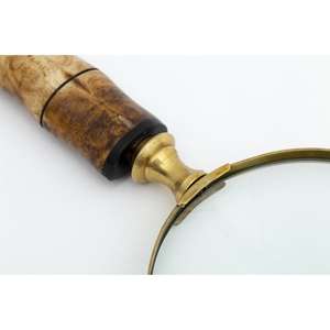 Lupa dorada con mango de madera, venta al por mayor, lupa personalizada, artículos náuticos, lupa decorativa de estilo de granja, regalos - Product Image 5