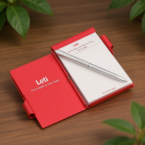 Portacarte e Portaoggetti Personalizzato Leti con Penna, Gadget Personalizzati - Product Image 3