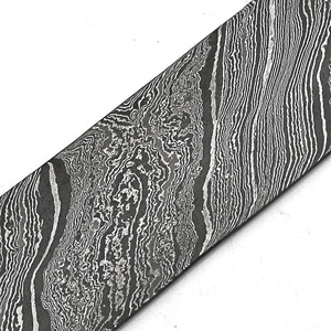 Handmade Damascus <b>Steel</b> <b>Billet</b> Bar Custom Twist Pattern 24-Inch Blade Industrial Knife Making Supplies OEM Custom Logo - Product Image 5