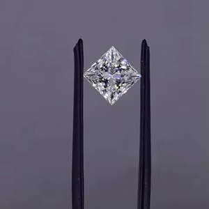 Diamants synthétiques en vrac de qualité supérieure, 1 VVS2, couleur E, taille princesse, diamants cultivés en laboratoire, certifiés IGI - Product Image 2